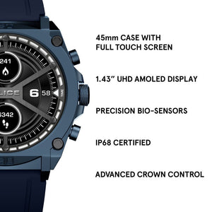 Police Freedom of Time My Avatar Blue IP Smartwatch