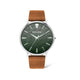 Police Tasman 3 Hands, Tan Leather Strap